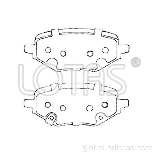 Car Brake Set disc Brake Pad Set for Taotao Manufactory